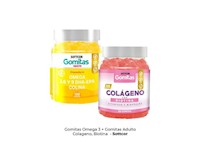 GOMITAS OMEGA 3 + GOMITAS ADULTO COLAGENO, BIOTINA